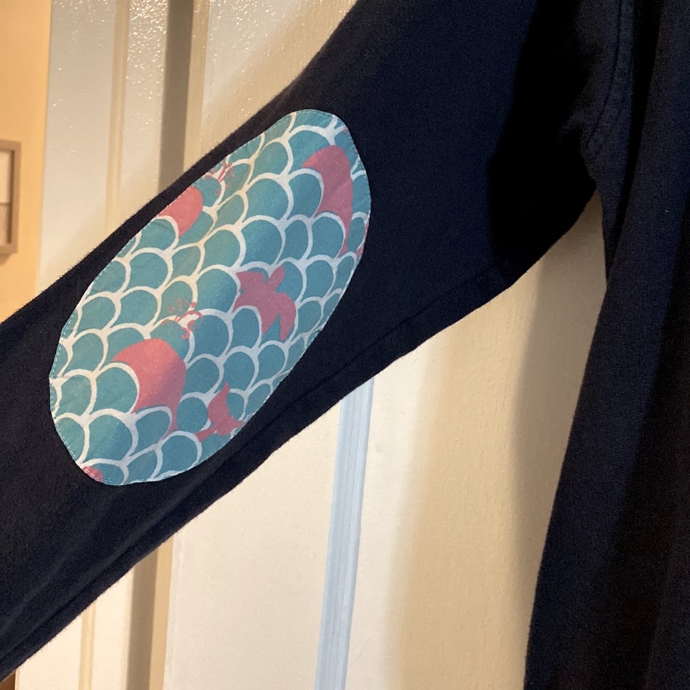 💙Free Shipping🩵 Simply Southern Whale and Mermaid Zippered Pullover- Size Small - Picture 5 of 5